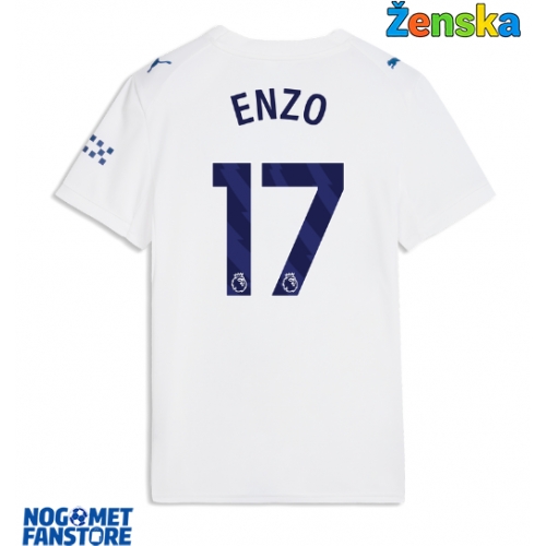 Manchester City Enzo Fernandez #17 Rezervni Dres za Ženska 2026-27 Kratak Rukav